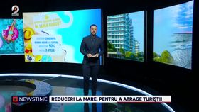 VIDEO Reduceri de până la 50% la sejururile pe litoral în august. Stațiunile din Constanța se confruntă cu un sezon sub așteptări